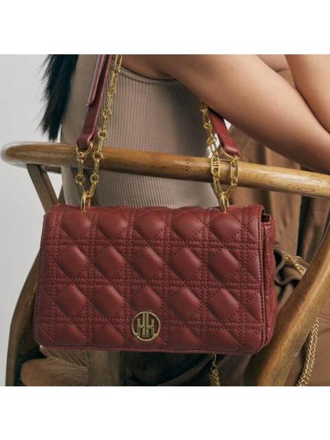 BOLSA CAPITONADA ROJO LADRILLO HOLLY LAND