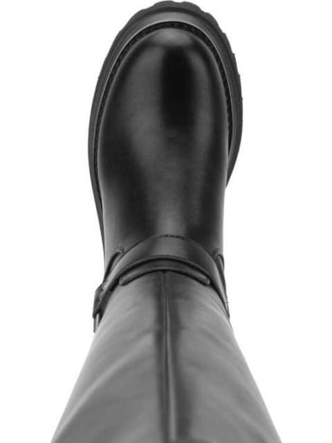 BOTA ALTA CON PLATAFORMA NEGRO GOODYEAR