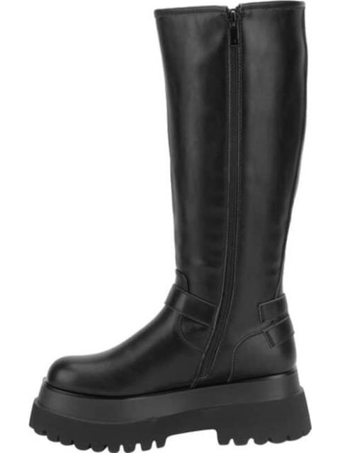 BOTA ALTA CON PLATAFORMA NEGRO GOODYEAR