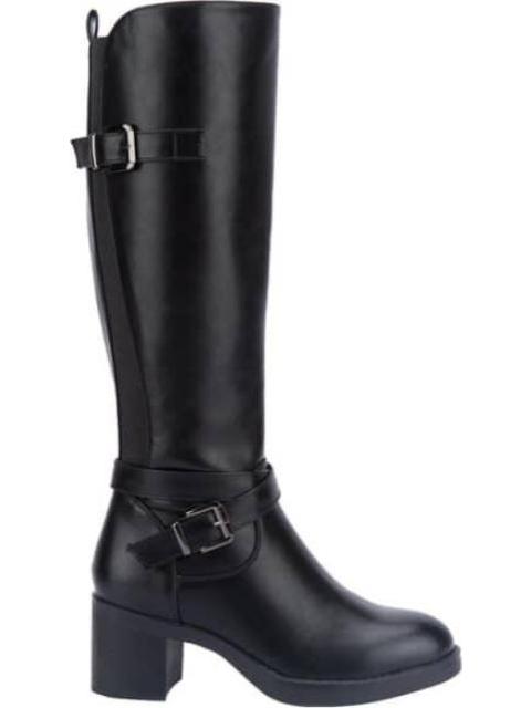BOTA ALTA HEBILLA METALICA NEGRO TIERRA BENDITA