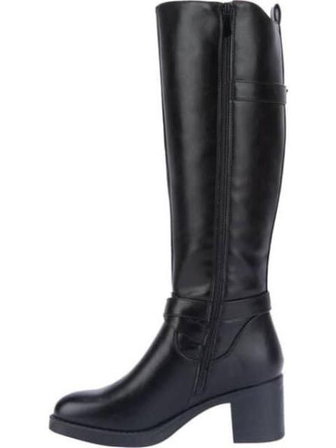 BOTA ALTA HEBILLA METALICA NEGRO TIERRA BENDITA