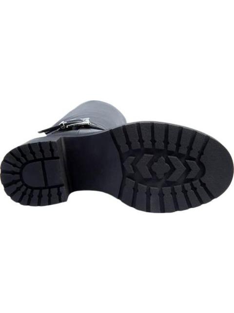 BOTA ALTA HEBILLAS SUELA TRACK NEGRO TIERRA BENDITA