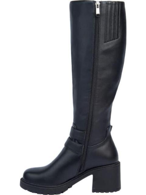 BOTA ALTA HEBILLAS SUELA TRACK NEGRO TIERRA BENDITA
