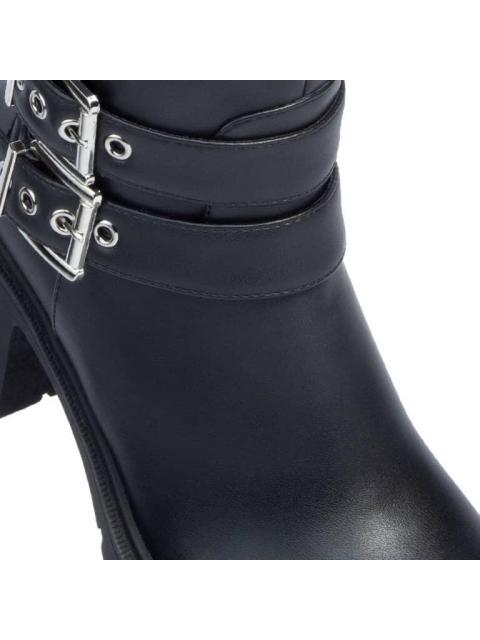BOTA ALTA HEBILLAS SUELA TRACK NEGRO TIERRA BENDITA