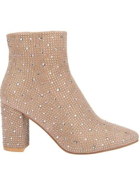 BOTA ANTE CON PEDRERIA TAUPE THALIA SODI