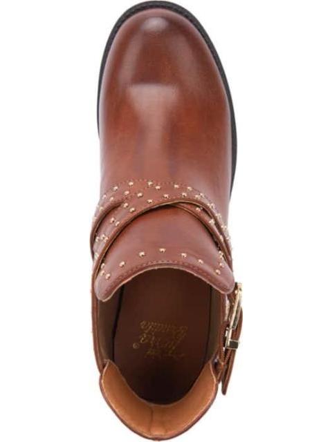BOTA CASUAL CON ESTOPEROLES COGNAC TIERRA BENDITA