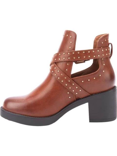 BOTA CASUAL CON ESTOPEROLES COGNAC TIERRA BENDITA