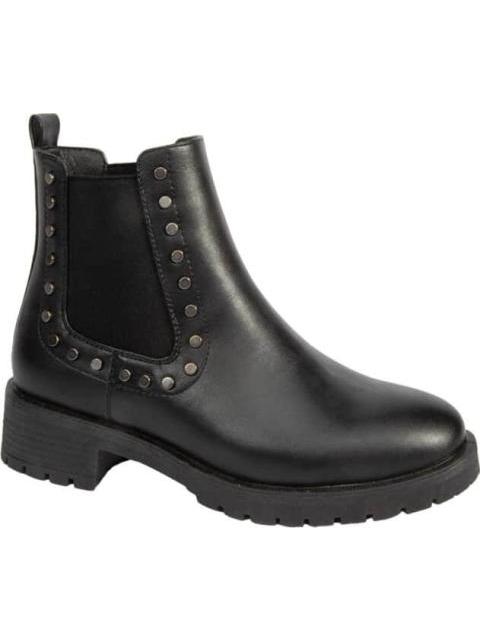 BOTA CHELSEA CON ESTOPEROLES NEGRO TIERRA BENDITA