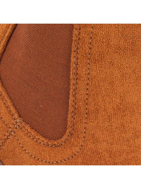 BOTA CHELSEA CON PLATAFORMA CAMEL GOODYEAR