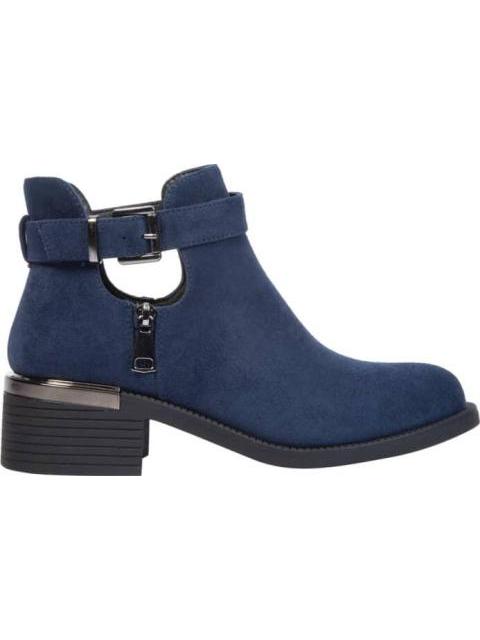 BOTA CON ABERTURA SUELA TRACK AZUL MARINO TIERRA BENDITA