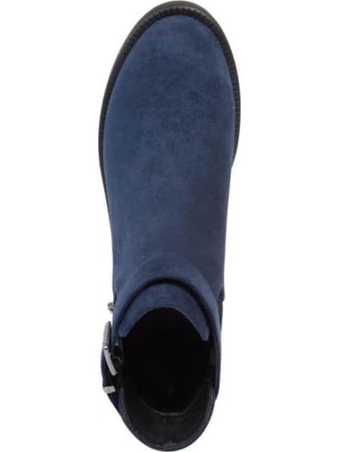 BOTA CON ABERTURA SUELA TRACK AZUL MARINO TIERRA BENDITA