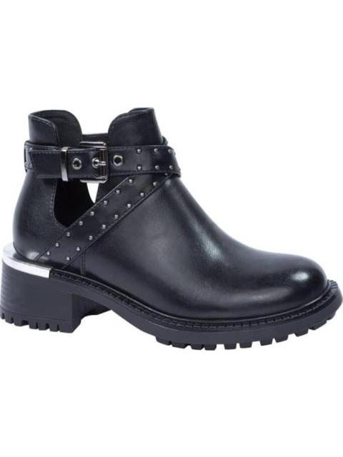 BOTA CON ABERTURA SUELA TRACK NEGRO TIERRA BENDITA