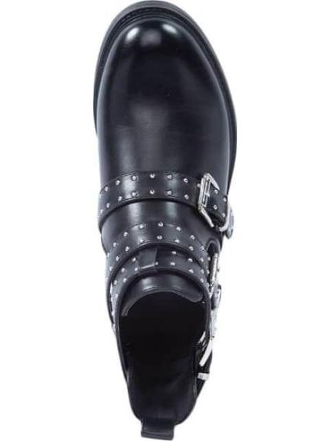 BOTA CON ABERTURA SUELA TRACK NEGRO TIERRA BENDITA