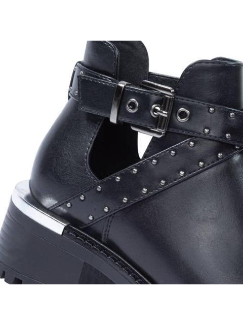 BOTA CON ABERTURA SUELA TRACK NEGRO TIERRA BENDITA