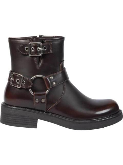BOTA CON ESTRIBO TACON BAJO CAFE TIERRA BENDITA