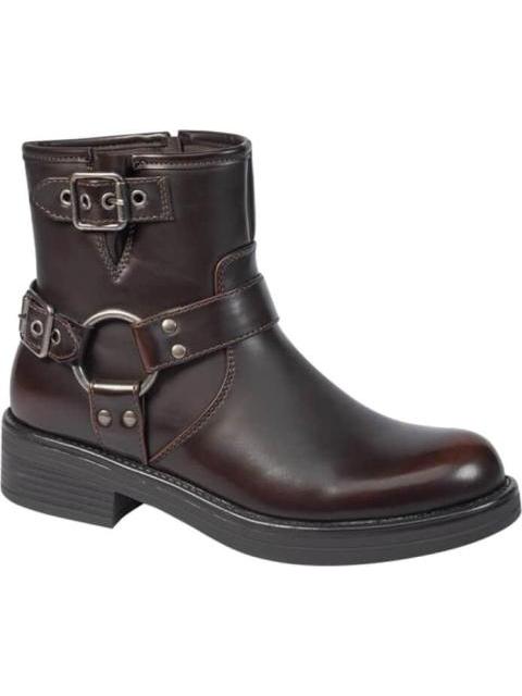 BOTA CON ESTRIBO TACON BAJO CAFE TIERRA BENDITA