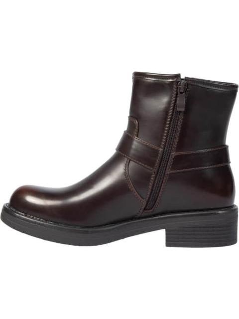 BOTA CON ESTRIBO TACON BAJO CAFE TIERRA BENDITA