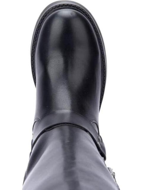 BOTA CON HEBILLAS TACON BAJO NEGRO TIERRA BENDITA