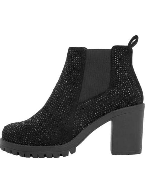 BOTA CON PEDRERIA SUELA TRACK NEGRO VI LINE