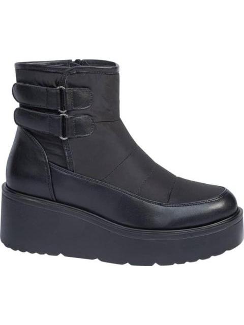 BOTA CON PLATAFORMA NEGRO VI LINE