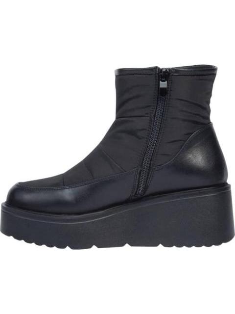 BOTA CON PLATAFORMA NEGRO VI LINE