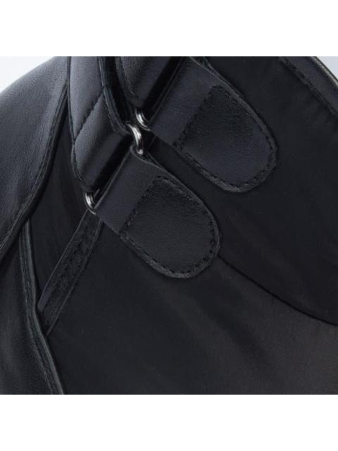 BOTA CON PLATAFORMA NEGRO VI LINE