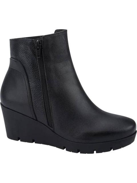 BOTA CONFORT PIEL DE BORREGO NEGRO MANET