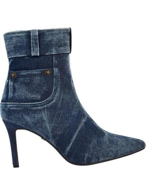 BOTA DE MEZCLILLA TACON DELGADO AZUL BELINDA PEREGRIN