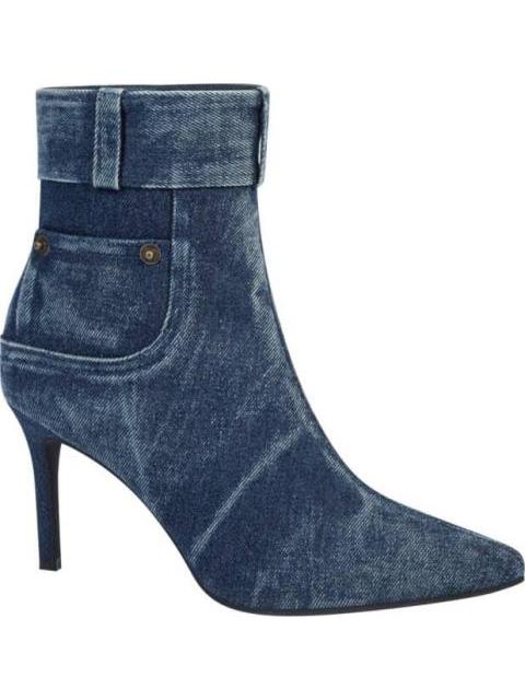 BOTA DE MEZCLILLA TACON DELGADO AZUL BELINDA PEREGRIN