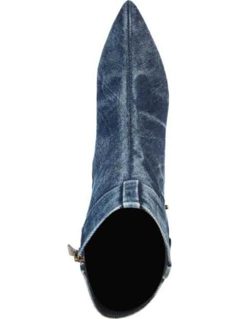 BOTA DE MEZCLILLA TACON DELGADO AZUL BELINDA PEREGRIN