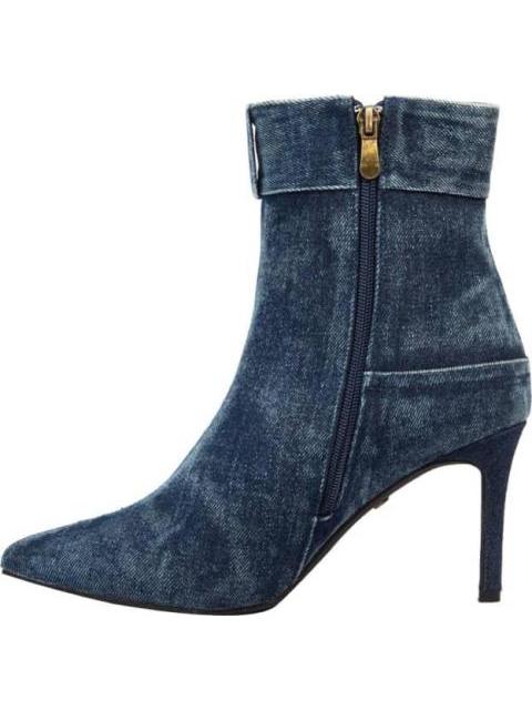 BOTA DE MEZCLILLA TACON DELGADO AZUL BELINDA PEREGRIN