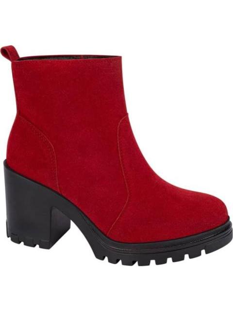 BOTA GAMUZA SUELA TRACK ROJO TIERRA BENDITA