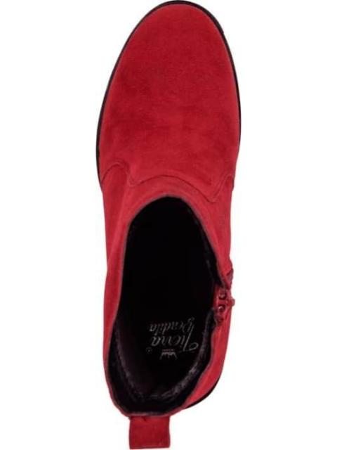 BOTA GAMUZA SUELA TRACK ROJO TIERRA BENDITA