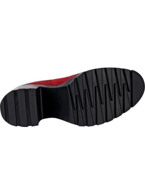 BOTA GAMUZA SUELA TRACK ROJO TIERRA BENDITA