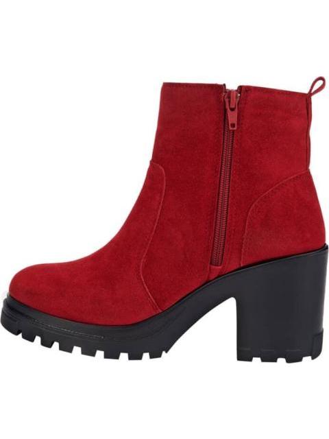 BOTA GAMUZA SUELA TRACK ROJO TIERRA BENDITA
