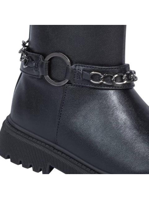 BOTA LARGA CADENA NEGRO VIVIS SHOES KIDS