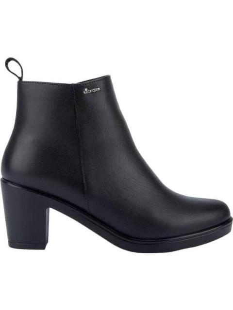BOTA LISA DE PIEL NEGRO VICENZA