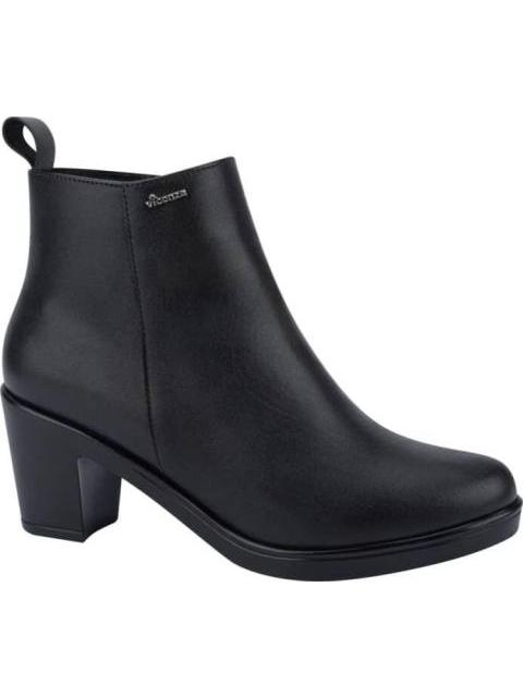 BOTA LISA DE PIEL NEGRO VICENZA