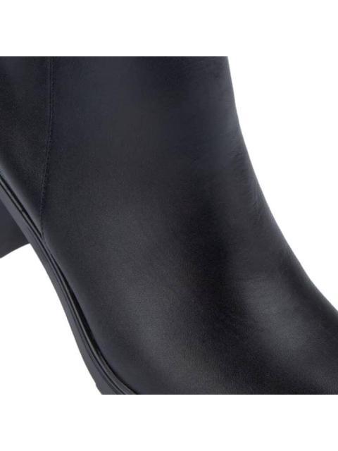 BOTA LISA DE PIEL NEGRO VICENZA