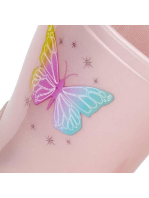 BOTA LLUVIA CON LUCES ROSA VIVIS SHOES KIDS