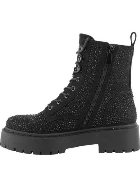BOTA MILITAR CON PEDRERIA SUELA TRACK NEGRO BELINDA PEREGRIN