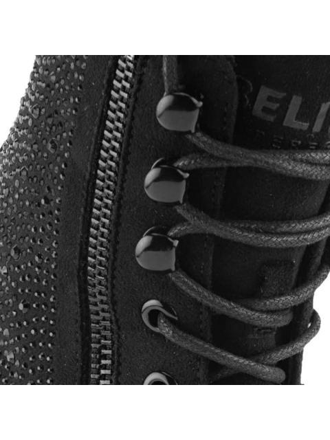 BOTA MILITAR CON PEDRERIA SUELA TRACK NEGRO BELINDA PEREGRIN