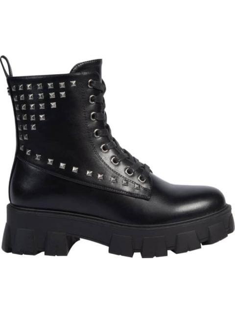 BOTA MILITAR CON ESTOPEROLES SUELA TRACK NEGRO BELINDA PEREGRIN