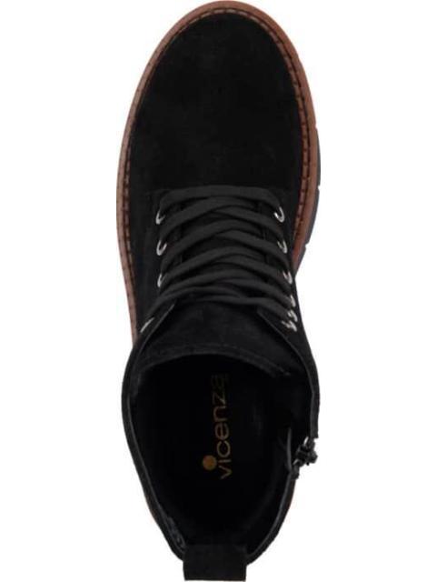 BOTA MILITAR GAMUZA SUELA TRACK NEGRO VICENZA