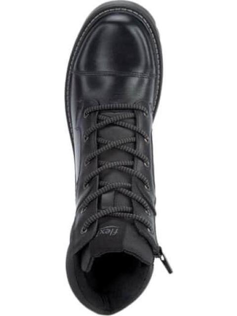 BOTA MILITAR PIEL VACUNO NEGRO FLEXI
