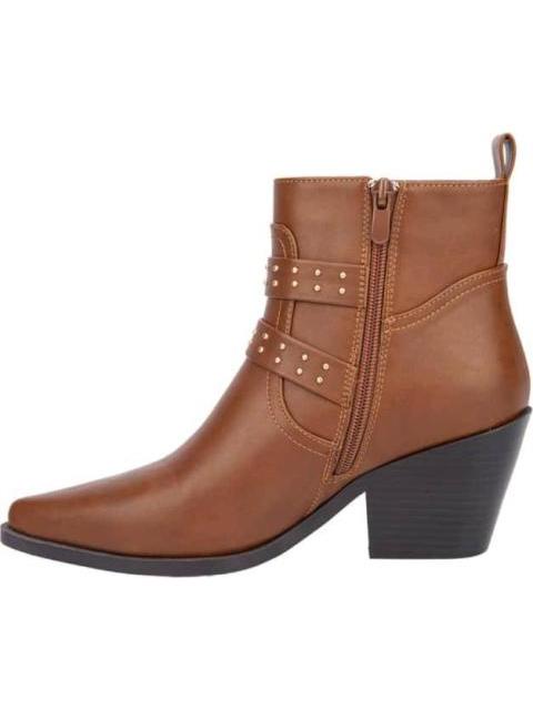 BOTA TEXANA CON ESTOPEROLES COGNAC TIERRA BENDITA