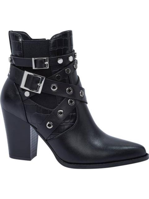 BOTA TEXANA CON ESTOPEROLES NEGRO TIERRA BENDITA