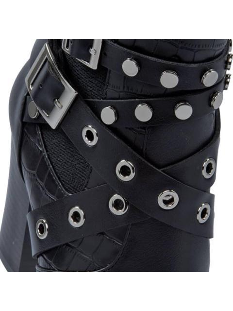 BOTA TEXANA CON ESTOPEROLES NEGRO TIERRA BENDITA