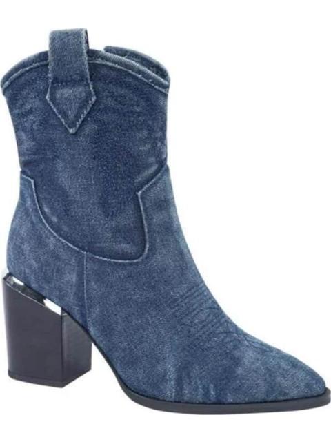 BOTA TEXANA DE MEZCLILLA AZUL MEZCLILLA TIERRA BENDITA