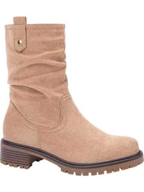 BOTA TUBO CON ARRUGA SUELA TRACK AVENA TIERRA BENDITA